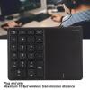 Sanpyl Numeric Keypad, 2 in 1 22 Keys 2.4G Touchpad Bluetooth 4.2 Number Pad, Type C Charging 500mAh Financial Accounting Keyboard, for Laptop, PC, Desktop(Black) view 3