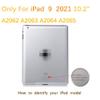 A-MIND for iPad 9 10.2" 2021 Screen Replacement, for iPad 9th Generation A2602 A2603 A2604 A2605 Touch Screen Digitizer Glass Panel Lens Repair Kits(Not LCD) (White,with Home Button) view 3