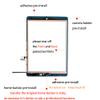 A-MIND for iPad 9 10.2" 2021 Screen Replacement, for iPad 9th Generation A2602 A2603 A2604 A2605 Touch Screen Digitizer Glass Panel Lens Repair Kits(Not LCD) (White,with Home Button) view 4