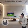 ZANCHIE Wireless Headphones for TV Watching, On-Ear Digital TV Headsets for Seniors with RF Transmitter & Charging Dock, up to 330ft, No Audio Delay(Support Digital Optical, RCA, AUX Port) view 2