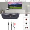 ZANCHIE Wireless Headphones for TV Watching, On-Ear Digital TV Headsets for Seniors with RF Transmitter & Charging Dock, up to 330ft, No Audio Delay(Support Digital Optical, RCA, AUX Port) view 4