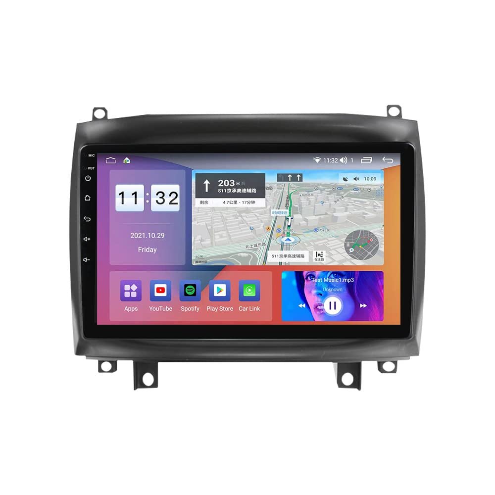 Fellostar Android 13 Radio for Cadillac CTS 2003-2007 Wireless Carplay Stereo GPS Navigation Head Unit 1280 x 720 HD Android Auto WiFi DSP 3+32GB
