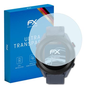 atFoliX Screen Protection Film compatible with Garmin Approach S12 Screen Protector, ultra-clear FX Protective Film (3X)