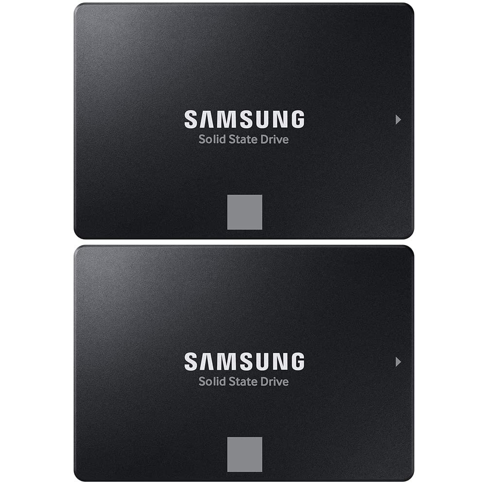 Samsung MZ-77E1T0B/AM 870 EVO SATA 2.5-inch SSD, 1TB (2-Pack)