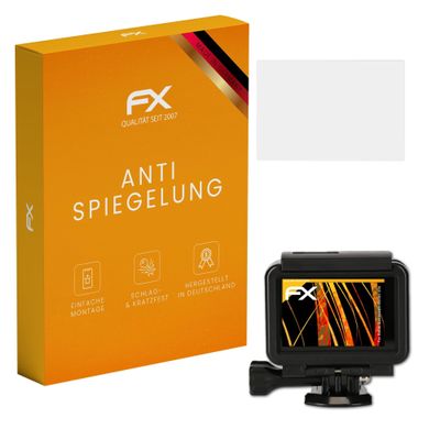 atFoliX Screen Protector compatible with Rollei Actioncam Action one Screen Protection Film, anti-reflective and shock-absorbing FX Protector Film (3X)