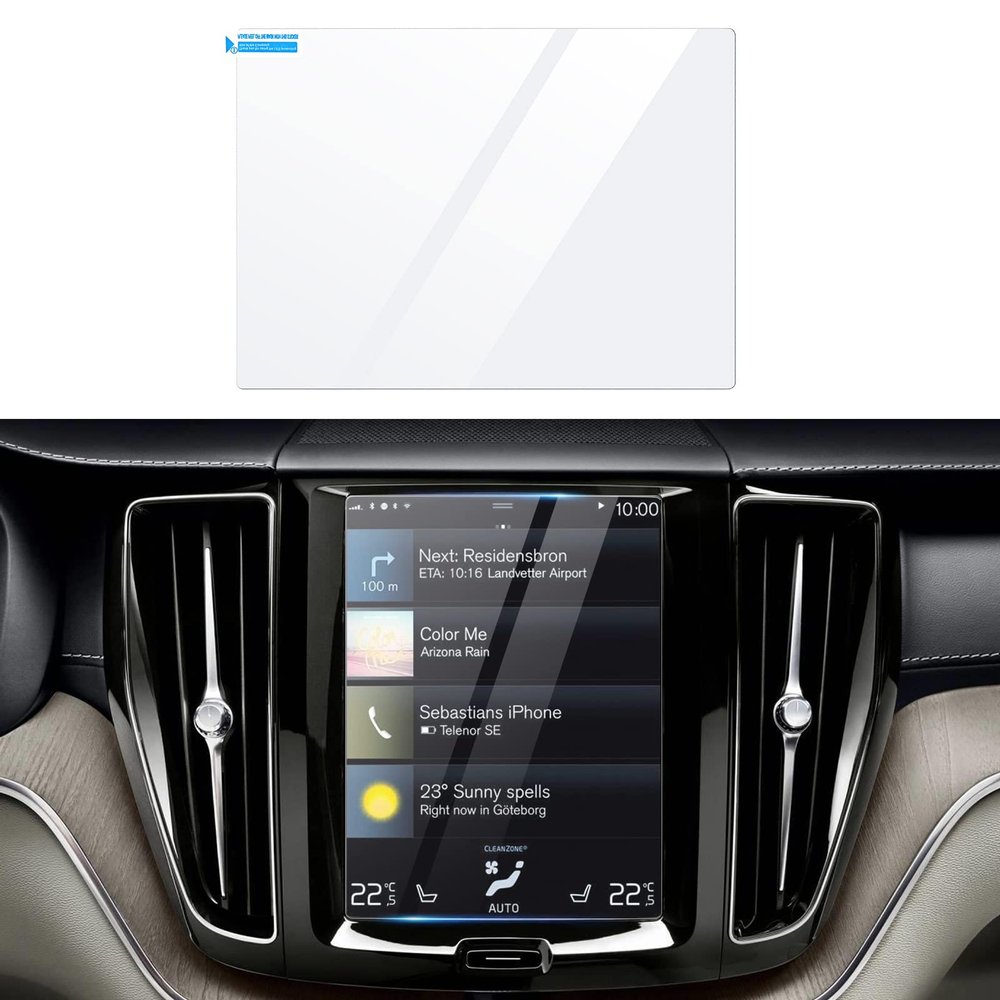 Autorder Screen Protector for 2016-2023 2024 2025 2026 Volvo V90 XC90 S90 XC60 V60 S60 XC40 Accessoreis Tempered Glass 9H Navigation Touchscreen Protective Film(8.7-Inch)