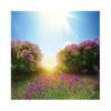 10x12FT Spring Scenery Floral Photo Backdrop Outdoor Garden Flowers Lavender Blossoms Purple Florets Park Trees Natural Landscape Kid Baby Photo Booth Shoot Vinyl Studio Props view 1