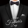 10x12FT Black and White Happy Father's Day Backdrop Thanks Daddy Papa Background Banner Decorations White Necktie Super Dad Family Party Decoration and Supplies for Home and Party view 1