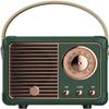 Baolira Retro Bluetooth Speaker, Portable Wireless Speaker with Crystal Clear Stereo Sound, Retro Decor for Bedroom Office Kitchen, Birthday Gifts Ideas for Women Men Teens (Green) view 1