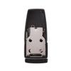 kxnps Hasp Latch, Cabinet Black Coated Metal Hasp Latch DK604 Security Toggle Lock with Two Keys view 2