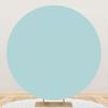 Laeacco Solid Green Round Backdrop Cover 3x3ft Polyester Pure Pea Green Circle Background Newborn Baby Shower Birthday Party Decoration Cake Table Banner Kids Adults Photo Studio Shoot Props view 1