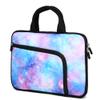 14 15 15.4 15.6 inch Laptop Handle Bag Computer Protect Case Pouch Holder Notebook Sleeve Neoprene Cover Soft Carrying Case with Extra Pockets For Dell Lenovo Toshiba Chromebook ASUS Acer(Blue Galaxy) view 3