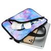 14 15 15.4 15.6 inch Laptop Handle Bag Computer Protect Case Pouch Holder Notebook Sleeve Neoprene Cover Soft Carrying Case with Extra Pockets For Dell Lenovo Toshiba Chromebook ASUS Acer(Blue Galaxy) view 4