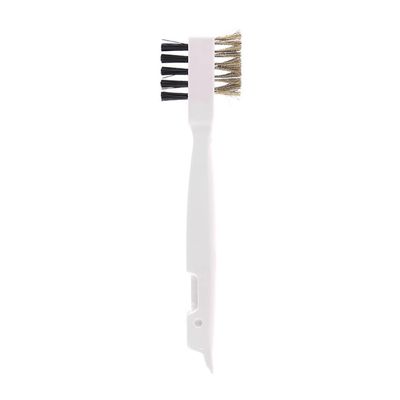 SOLUSTRE Gas Stove Cleaning Brush Brass Wire and Needle Comb Brush for Bottom and Crevice Cleaning Removes and Grease Essential Kitchen Tool for Daily Use