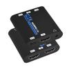 HDMI Splitter 1x2 with Audio Extractor, 1 in 2 Out Audio Video Distributor Box, HDMI 2.0b, HDCP 2.2, HDR, Support 4K@60Hz Ultra HD 3D for PS4, Xbox, STB, Blu-ray DVD Players Etc (Blue) view 1
