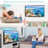 HDMI Splitter 1x2 with Audio Extractor, 1 in 2 Out Audio Video Distributor Box, HDMI 2.0b, HDCP 2.2, HDR, Support 4K@60Hz Ultra HD 3D for PS4, Xbox, STB, Blu-ray DVD Players Etc (Blue) view 4