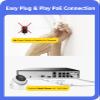 ANNKE 5MP 8CH PoE Security Camera System for Home and Business, 2pcs Wired Indoor Outdoor 5MP PoE IP CCTV Cameras, 6MP 8CH NVR with 1TB HDD for 24-7 Recording - H500 view 3
