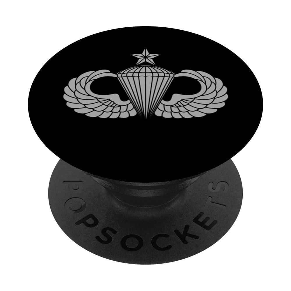 US Army Senior Parachutist Badge - Airborne Jump Wings PopSockets Swappable PopGrip