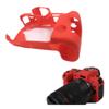 Camera Soft Silicone Case Bag Shockproof Red Armor Skin Body Cover Protector for Canon EOS R mirrorless Camera, Red, camera case view 1