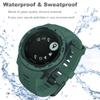 Threeeggs for Garmin Instinct Watch Band, 22mm Silicone Strap for Instinct 2 / Esports/Solar/Tide/Tactical Smartwatch, Comfortable, Waterproof, Soft and Durable Watch Bands (Army Green) view 2