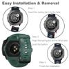 Threeeggs for Garmin Instinct Watch Band, 22mm Silicone Strap for Instinct 2 / Esports/Solar/Tide/Tactical Smartwatch, Comfortable, Waterproof, Soft and Durable Watch Bands (Army Green) view 3