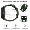 Threeeggs for Garmin Instinct Watch Band, 22mm Silicone Strap for Instinct 2 / Esports/Solar/Tide/Tactical Smartwatch, Comfortable, Waterproof, Soft and Durable Watch Bands (Army Green) view 4