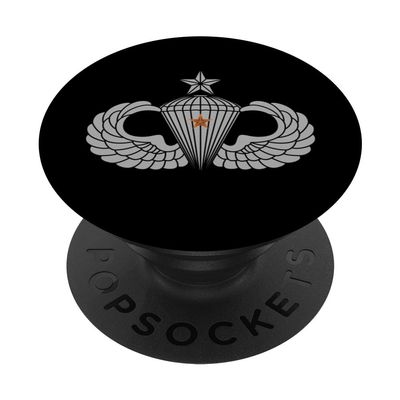 US Army Senior Parachutist Badge Combat Jump Star Airborne PopSockets Swappable PopGrip