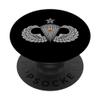 US Army Senior Parachutist Badge Combat Jump Star Airborne PopSockets Swappable PopGrip view 1