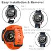 Threeeggs for Garmin Instinct Watch Band, 22mm Silicone Strap for Instinct 2 / Esports / Solar / Tide / Tactical Smartwatch, Comfortable, Waterproof, Soft and Durable Watch Bands ( Orange ) view 4