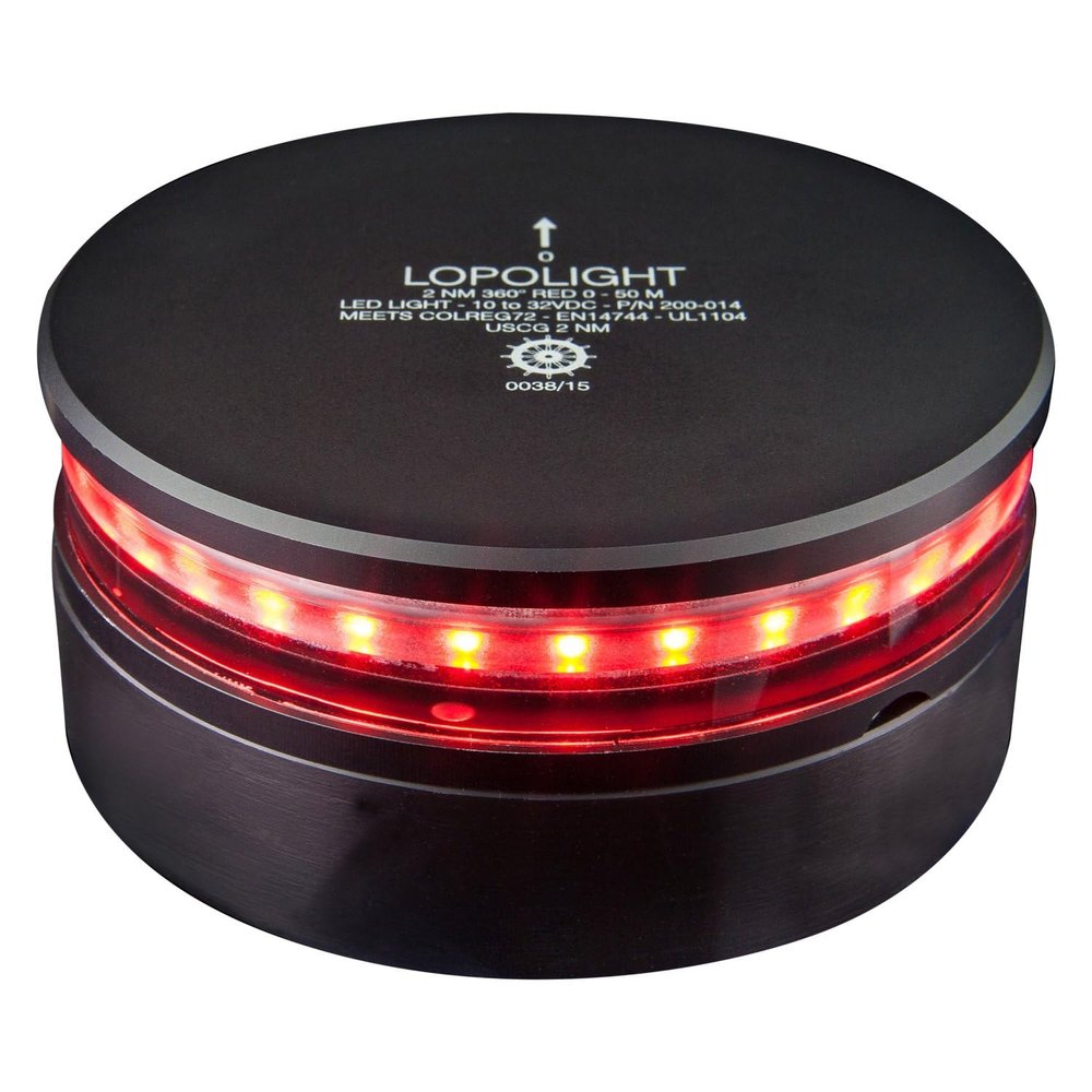 Lopolight 2nm 360 Degree Red with 0.7m cable, Black
