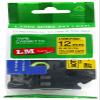 LM Tapes - Premium 1/2" (12mm) Black on Yellow Compatible TZe P-Touch Tape for use with Brother PT-1300, PT1300 Ptouch Label Printer Includes Tape Size/Color Guide. view 1