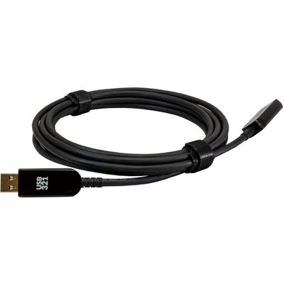 TechLogix MOFO-USB321-10 Mofo USB 3.0/2.0/1.1 M to F Fiber Optic Cable, 10-Meter