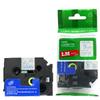 LM Tapes - Premium 3/8" (9mm) Blue on Clear Compatible TZe P-Touch Tape for use with Brother PT-H111, PTH111 Ptouch Label Printer Includes Tape Size/Color Guide. view 3
