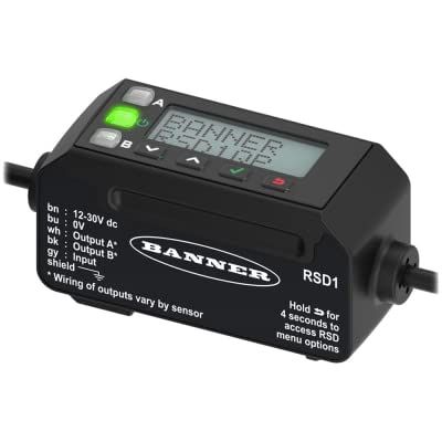 Banner Engineering Corporation RSD1QP, Remote Sensor Display,configure & Monitor for LM150 Laser Measurement Sensor