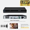 GW Security 8 Channel NVR 4K 8MP PoE 2.8-12mm Varifocal Zoom Security Camera System with 4 x 4K 8MP IP Microphone Waterproof Smart AI Dome Camera, Face Recognition/Human/Vehicle Detection view 4