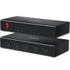 UGREEN HDMI Splitter 1 in 4 Out 4K@60Hz HDMI 2.0 Splitter 18 Gbps 1x4 Only Mirror Screen Support EDID HDCP 2.2/1.4 3D HDR Compatible with Apple TV Blu-Ray Monitor Xbox PS5/4 Switch Projector view 1