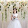 10x8ft White Rose Floral Theme Photography Background Wedding Bridal Shower Wedding Flowers Photo Backdrops Baby Girl Birthday Party Portrait Dessert Cake Table Decor Photo Booth Studio Props view 2