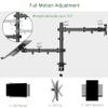 UPGRAVITY Monitor and Laptop Mount, Monitor Arm with Vented Tray for 13" to 27" LCD Computer Screens and Notebook up to 17 inch, Fully Adjustable Laptop Mount Stand Holds up to 17.6lbs view 3