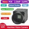 HTENG VISHI Gigabit GigE Ethernet 2.3MP 2/3" Mono Global Shutter Industrial Camera Machine Vision C Mouth CMOS Area Scan Camera 1920X1200 51FPS Indoor view 4