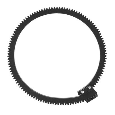 Foto4easy Rubber Flexible Gear Belt Ring for DSLR Cameras Follow Focus,Adjustable from 46mm to 110mm Black, FF-DP015