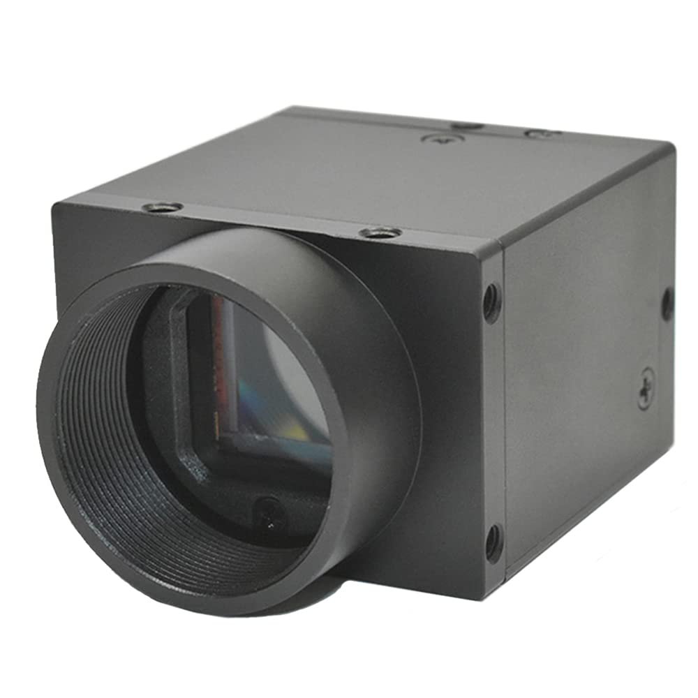 HTENG VISHI GigE Ethernet 4.0MP 1" Color Industrial Camera Machine Vision Global Shutter C-Mouth CMOS Area Scan Camera 2048X2048@28FPS Indoor