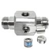 Worldpeak Lightning Protector N Female to Female Square DC-3GHZ 90V Gas Tube Discharge Surge Arrester view 4