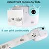 DMWD Instant Camera for Kids Camera for Girls 3.0" Touch Screen, Kids Digital Camera Instant Print with 3 Rolls Print Papers & 32G TF CardBlue view 2