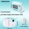 DMWD Instant Camera for Kids Camera for Girls 3.0" Touch Screen, Kids Digital Camera Instant Print with 3 Rolls Print Papers & 32G TF CardBlue view 3
