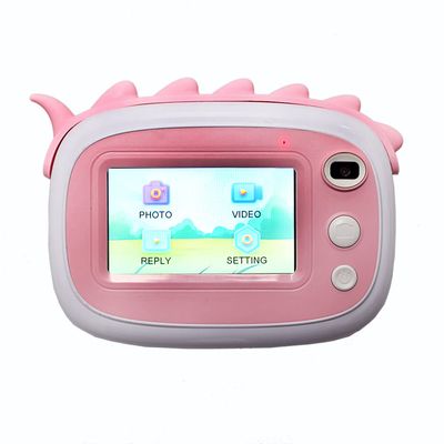 DMWD Instant Camera for Kids Camera for Girls 3.0" Touch Screen, Kids Digital Camera Instant Print with 3 Rolls Print Papers & 32G TF CardPink