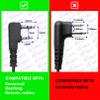 KEYBLU Waterproof Shoulder Speaker Mic 2 Pin Two Way Radio Microphone with 3.5mm Audio Jack Compatible with UV-5R, BTECH, Kenwood, Retevis Radios Walkie Talkie(for Kenwood, Black with 3.5 mm Jack) view 2