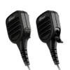 KEYBLU Waterproof Shoulder Speaker Mic 2 Pin Two Way Radio Microphone with 3.5mm Audio Jack Compatible with UV-5R, BTECH, Kenwood, Retevis Radios Walkie Talkie(for Kenwood, Black with 3.5 mm Jack) view 4