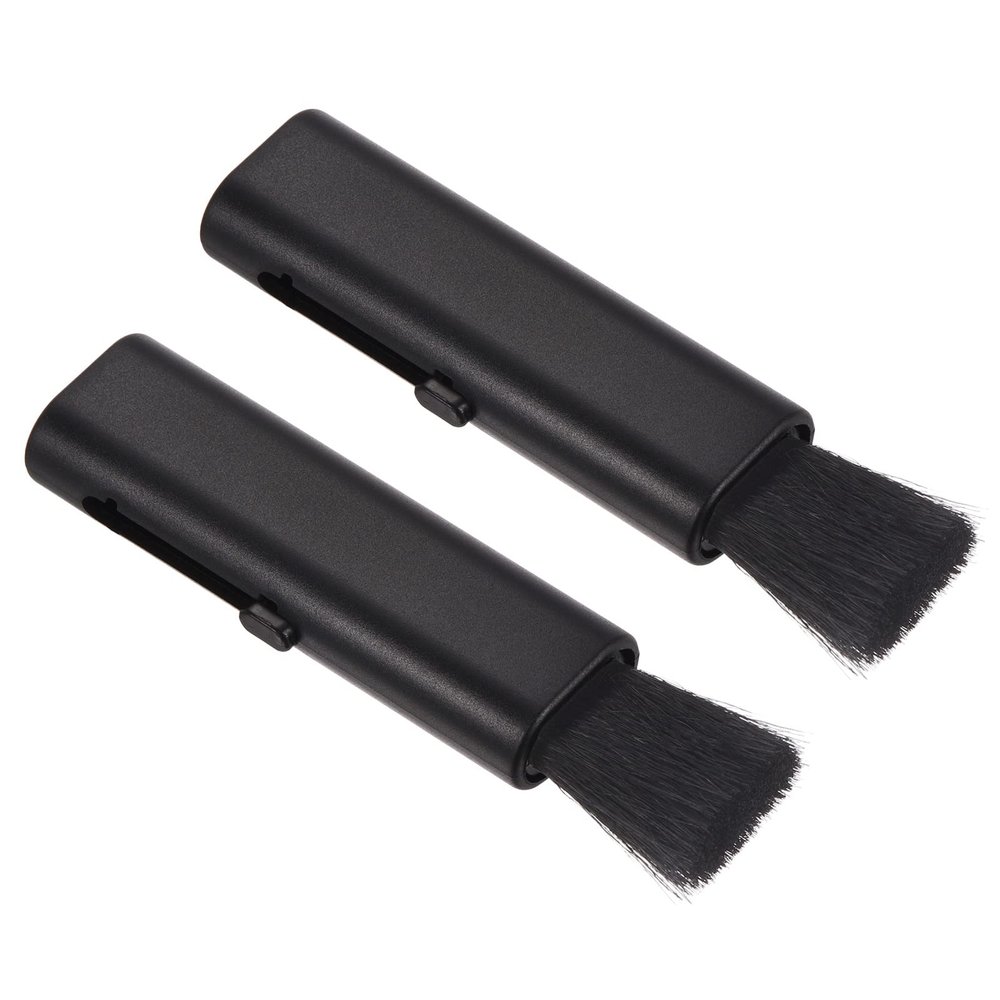 PATIKIL Keyboard Cleaning Brush, 2 Pack Mini Telescopic Type Window Groove Cleaning Brush, for Laptop Computer Keyboard Window Black