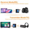 Bluetooth Transmitter Receiver for TV, Audio Adapter for Home Stereo with RCA 3.5mm AUX & Display, Bluetooth Transmitter for Headphones/Speakers/Airplane/Home Theater/PC/Car, TF Card Output view 2
