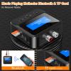 Bluetooth Transmitter Receiver for TV, Audio Adapter for Home Stereo with RCA 3.5mm AUX & Display, Bluetooth Transmitter for Headphones/Speakers/Airplane/Home Theater/PC/Car, TF Card Output view 4
